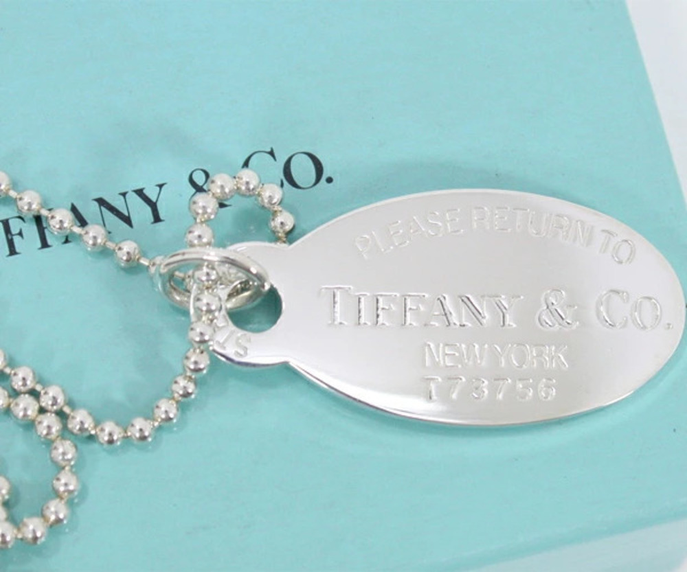 TIFFANY Co to Oval Necklace